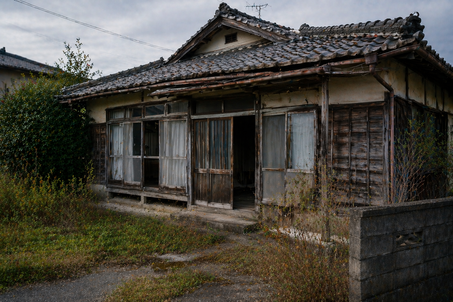 空き家・老朽化が進んだ家